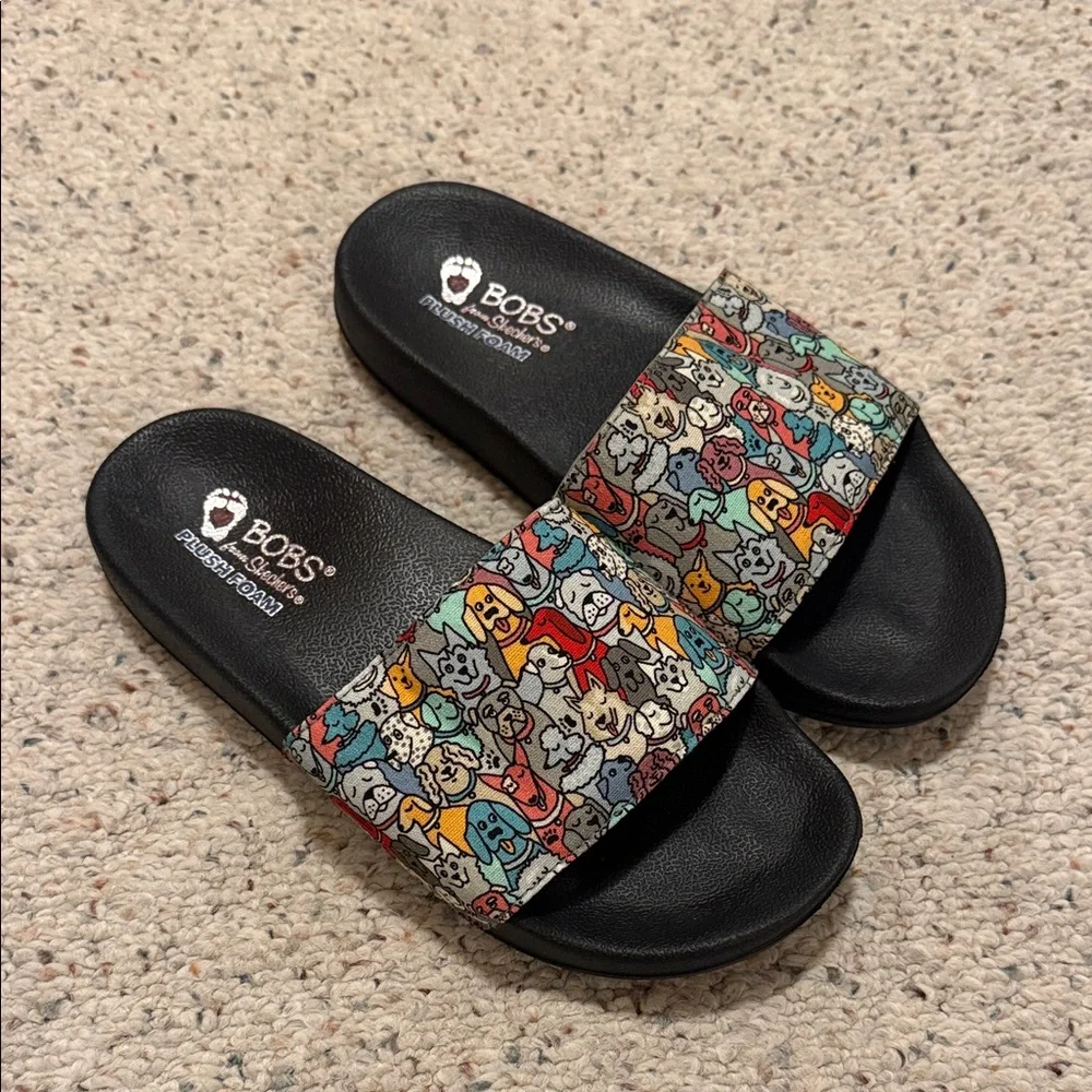 BOBS from SKECHERS Dog Sandals Slides WOOF - Picture 1 of 4